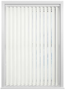 Palermo (Blackout), White - Vertical Blind